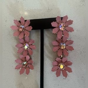 J. Crew Daisy drop Earrings.